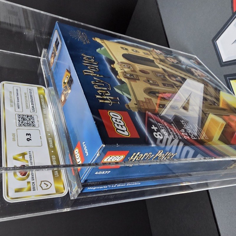 Sealed set encapsulated in an LGA acrylic case, graded 9.3